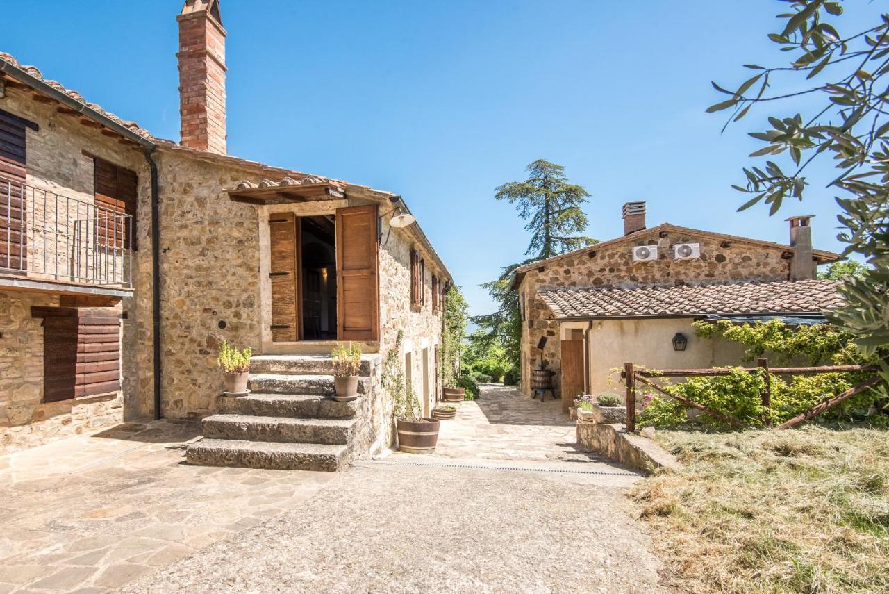 Appartamento Gemma Bianca-Tavoleto Castiglione d'Orcia Bagian luar foto