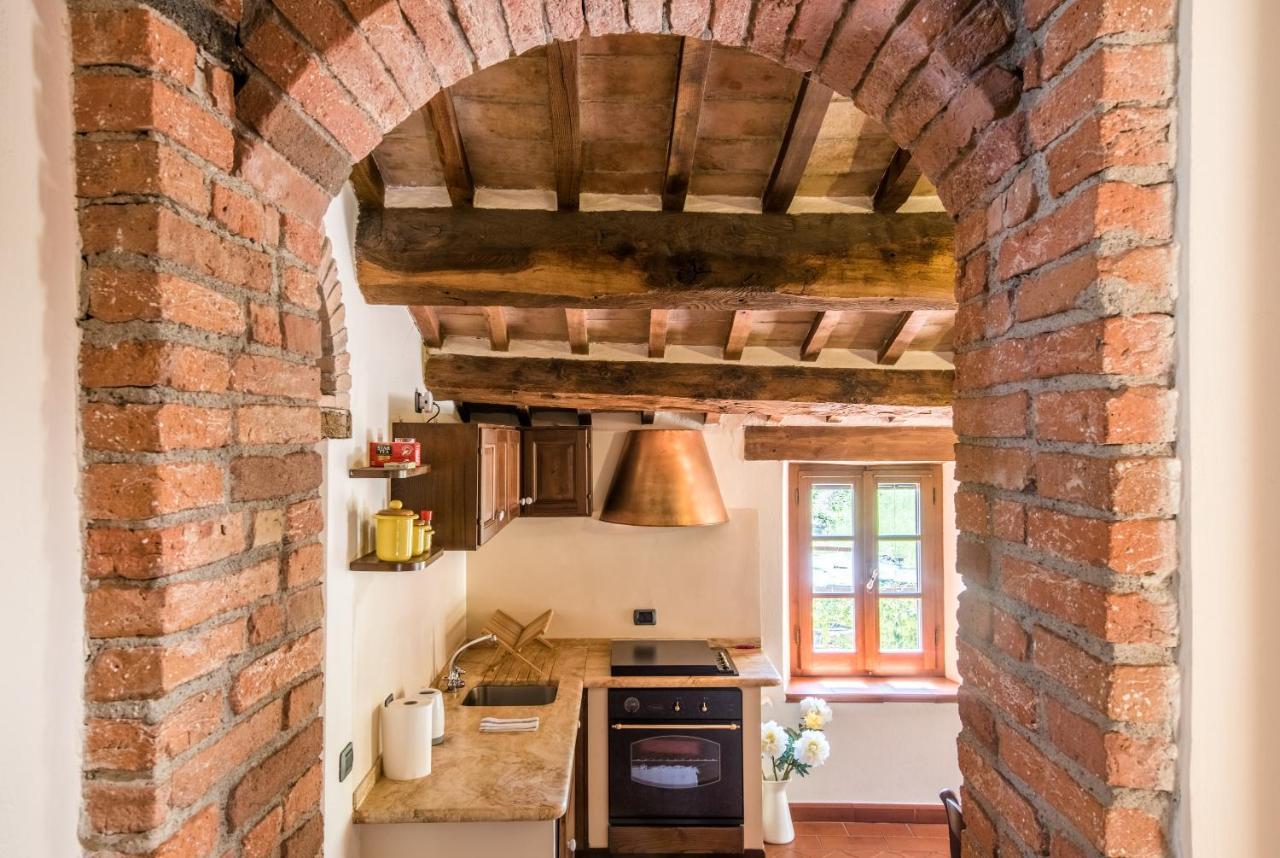 Appartamento Gemma Bianca-Tavoleto Castiglione d'Orcia Bagian luar foto
