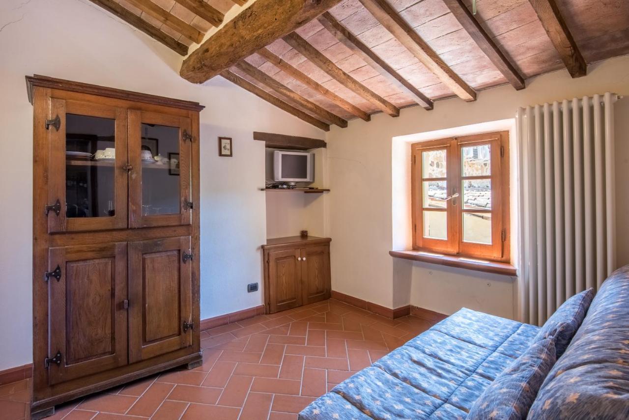 Appartamento Gemma Bianca-Tavoleto Castiglione d'Orcia Bagian luar foto
