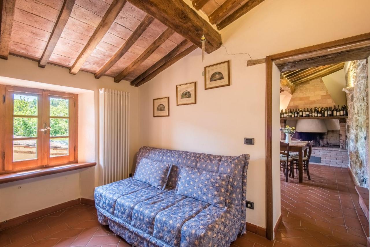 Appartamento Gemma Bianca-Tavoleto Castiglione d'Orcia Bagian luar foto
