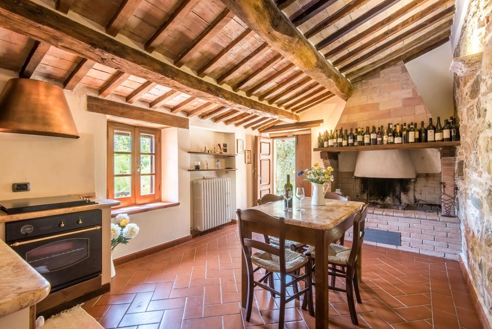 Appartamento Gemma Bianca-Tavoleto Castiglione d'Orcia Bagian luar foto